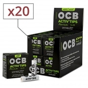 Filtres Activ' Tips Slim OCB x 20 Boites de 10 Filtres