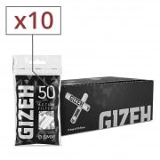 Filtres Gizeh Charbon actif coco 6mm x10 sachets