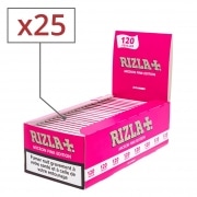 Papier  rouler Rizla + Micron Pink x 25
