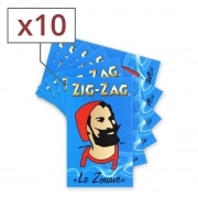 Papier  rouler Zig Zag bleu x10