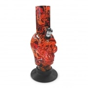 Bang Acrylique Street Art Skull Orange