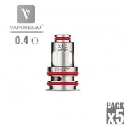 Resistance Vaporesso Mesh Coil GTX 0.4 Ω pack de 5