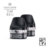 Cartouche GeekVape J Cartridge 5 ml 0.6Ω x2