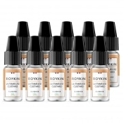 Lot de 10 E liquides Roykin La Fameuse Custard 11 mg