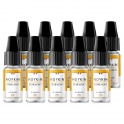 Lot de 10 E liquides Roykin Legend Star Light 6 mg