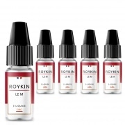 Lot de 5 E liquides Roykin Le M 3 mg