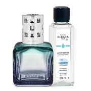 Coffret Lampe Berger Gla�on Turquoise et Bleu