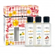Coffret 3 Parfums Maison Lampe Berger Estivale 250 ml