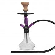 Chicha en verre Aura 43 cm Violette
