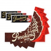 Pack Smoking Feuilles Slim Brown Filtres Carton