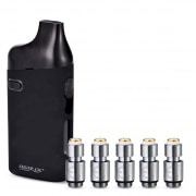 Pack cigarette-electronique SilverCig E-Palm Noire et 5 x Rsistances