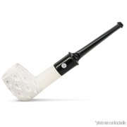 Pipe Ecume de Mer Art et Volutes Ajour�e Droite Sifflet 109