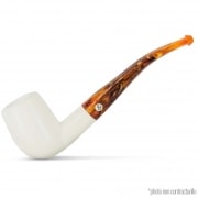 Pipe Ecume de Mer Art et Volutes Cintr�e Lisse Mod�le 5