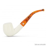 Pipe Ecume de Mer Art et Volutes Courb�e Lisse Egg 188