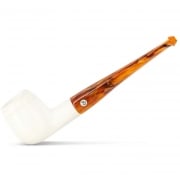 Pipe Ecume de Mer Art et Volutes Semi Ajour�e Droite