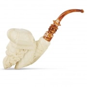 Pipe Ecume de Mer Sculpt�e Sultan