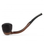 Pipe Falcon Genoa Sable Courbe Marron