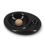 Cendrier 1 pipe Cramique Chacom Noir Brillant