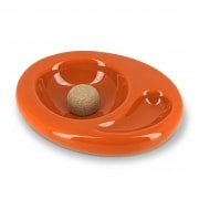 Cendrier 1 pipe Cramique Chacom Orange