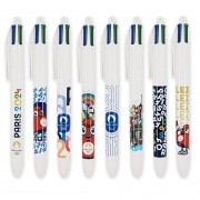 Stylo Bic 4 couleurs Jeux Olympiques Paris 2024