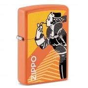 Zippo Windy Design Orange