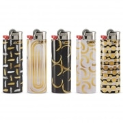 Photo #2 de 5 Briquets Bic Maxi  pierre Golden Brush