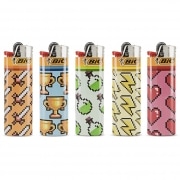 Photo #2 de 5 Briquets Bic Maxi � pierre Pixelized