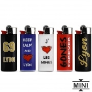 Photo #2 de 5 briquets Bic mini � pierre Lyon