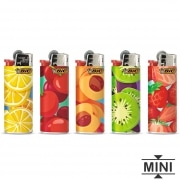 Photo #2 de 5 Briquets Bic mini  pierre Multifruit