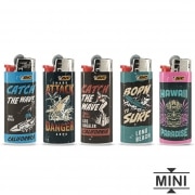 Photo #2 de 5 Briquets Bic mini � pierre Surf Retro