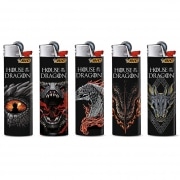 Photo #2 de 50 Briquets Bic Maxi � pierre House of The Dragon