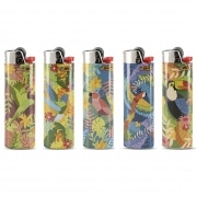 Photo #2 de 50 Briquets Bic Maxi � pierre Tropical Birds