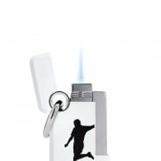 Photo #2 de Briquet S.T. Dupont Hooked Football Blanc