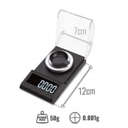 Photo #2 de Balance de pr�cision Num�rique Crystal 50/0.001 g Noire