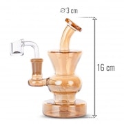 Photo #2 de Bang en Verre Amsterdam Gold 16 cm
