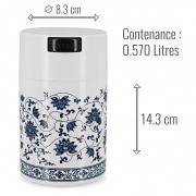 Photo #2 de Boite de conservation  vide Tightvac Opaque Blanche Motif 0.570 L