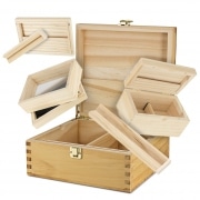 Photo #2 de Boite de rangement Rolling Supreme bois et accessoires taille XL