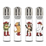 Photo #2 de Briquet Clipper Cowboys Animals x 48