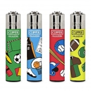 Photo #2 de bb- Briquet Clipper Emoji Sport x 48