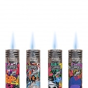 Photo #2 de Briquet Clipper Jet Flamme Graffiti x 4