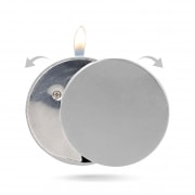 Photo #2 de Briquet de poche rond Chrome