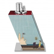 Photo #2 de Briquet de table Elie Bleu Carrousel Grand Mod�le