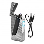 Photo #2 de Briquet Double Arc lectrique Lumina Argent