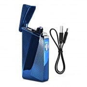 Photo #2 de Briquet Double Arc lectrique Lumina Bleu