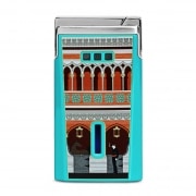 Photo #2 de Briquet Elie Bleu J15 Casa Cubana Cienfuegos Turquoise