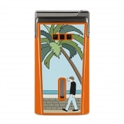 Photo #2 de Briquet Elie Bleu J15 Gun Casa Cubana Orange