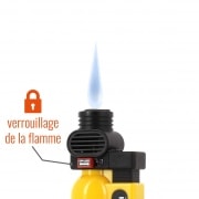 Photo #2 de Briquet PRINCE pocket torche jaune