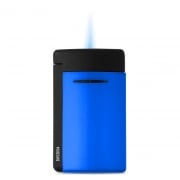 Photo #2 de Briquet S.T. Dupont Mini Jet Fluo Bleu