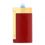 Photo #2 de Briquet S.T. Dupont Slim 7 Cheval Rouge et dor