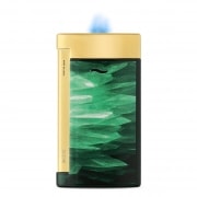 Photo #2 de Briquet S.T. Dupont Slim 7 G�ode vert et dor�